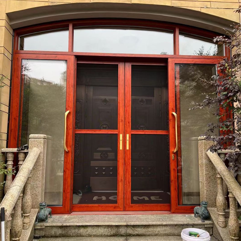 Heavy duty aluminium alloy sliding door